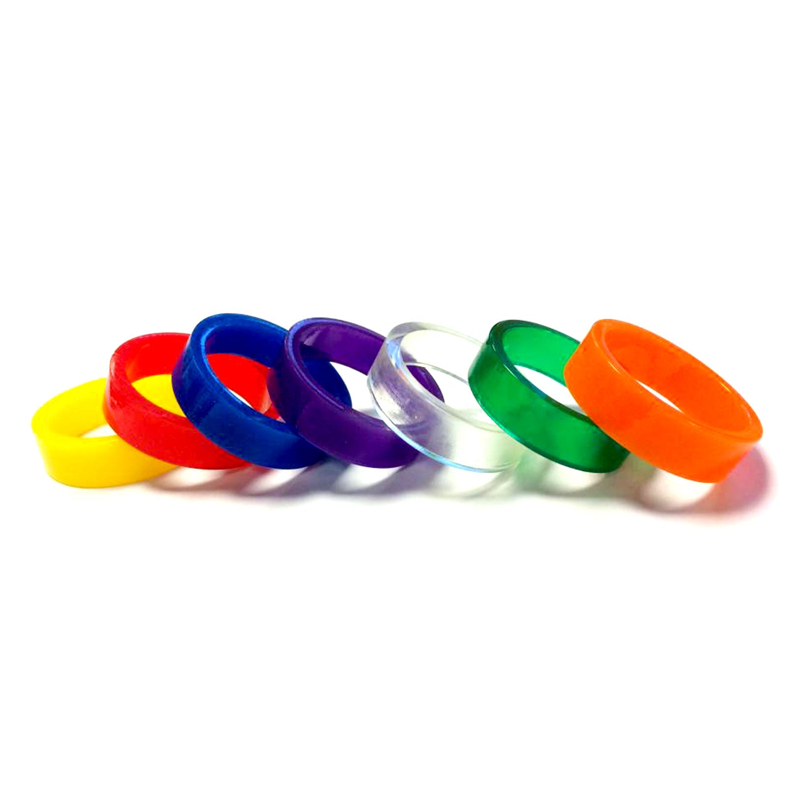 Nitro Pinball Sales Parts & Accessories Super-Bands - Narrow 0.375in x 1.5in - ID Ring - Translucent