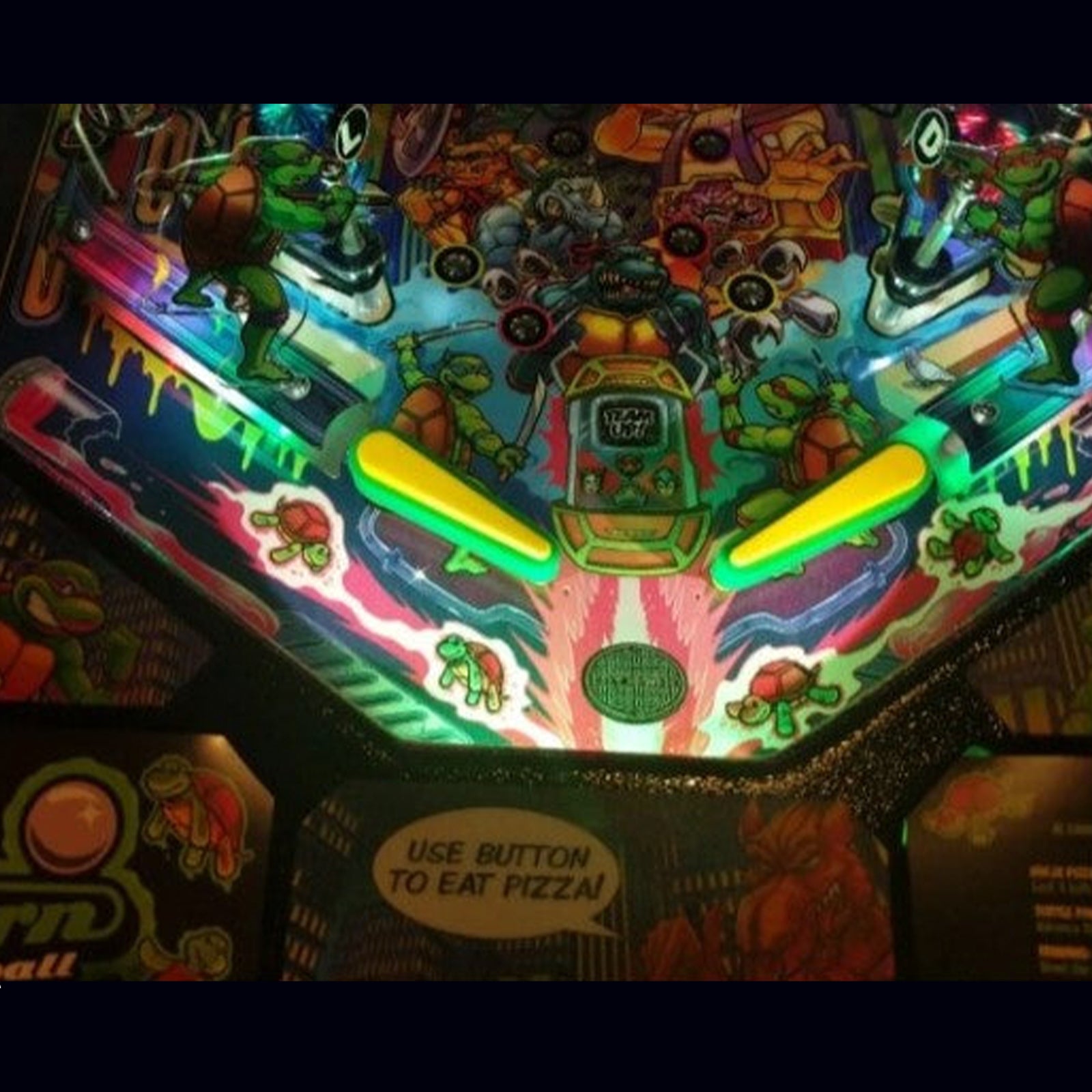 Nitro Pinball Sales Playfield Parts and Accessories TMNT LED Dual Strip Interactive Trough Light Kit