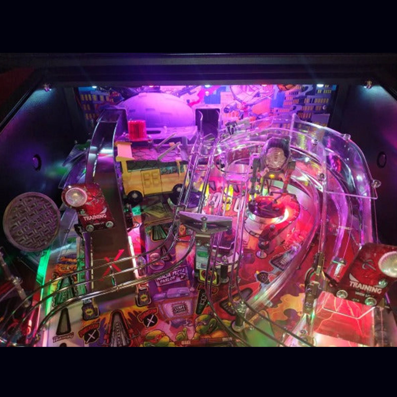 Nitro Pinball Sales Playfield Parts and Accessories TMNT LED Strip Backboard Light Kit - PURPLE