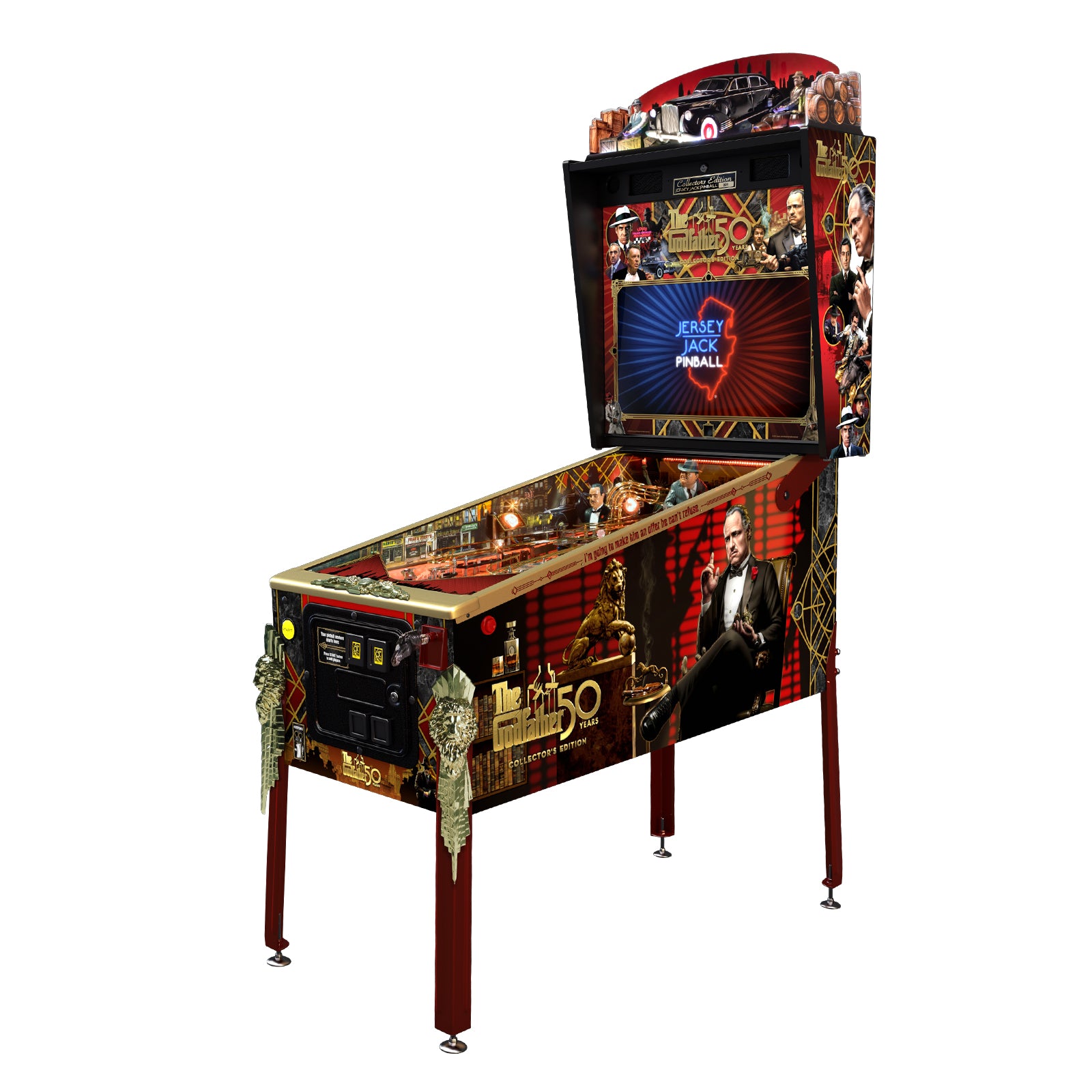 Nitro Pinball Sales USA The Godfather™ Colector's Edition  Jersey Jack Pinball Machine