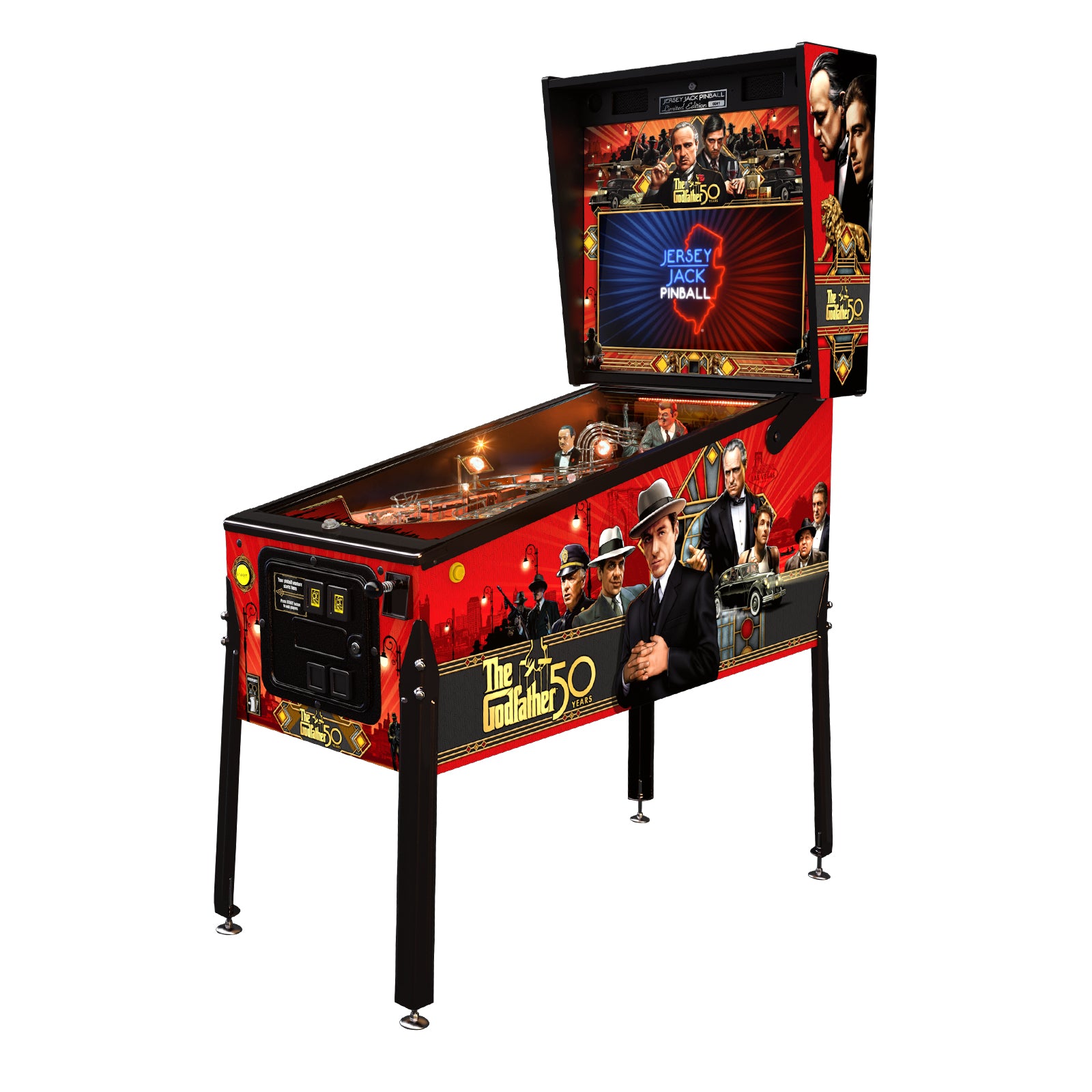 Nitro Pinball Sales USA The Godfather™ Limited Edition - LAST ONE! Jersey Jack Pinball Machine