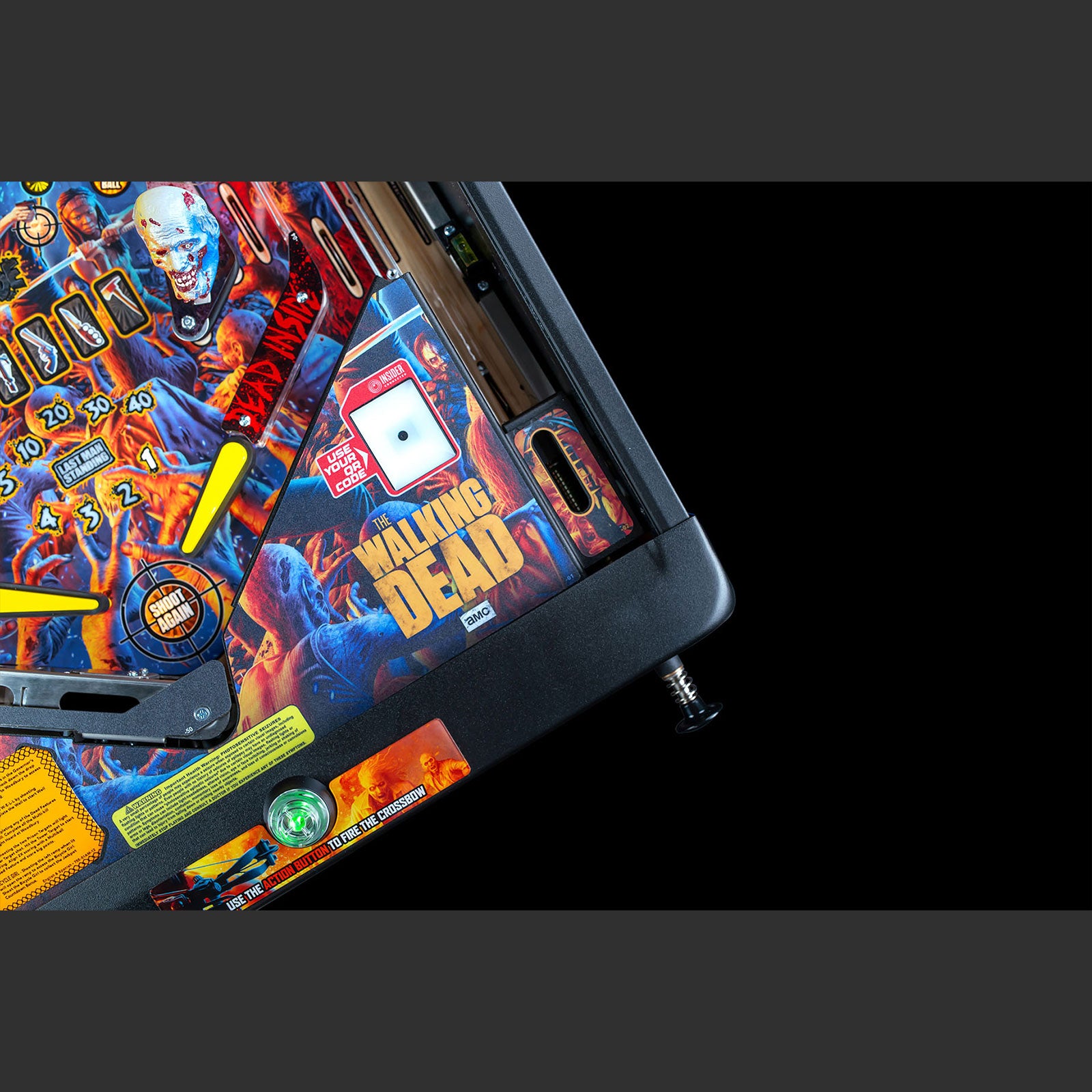 Nitro Pinball Sales The Walking Dead REMASTERED Premium Stern Pinball Machine