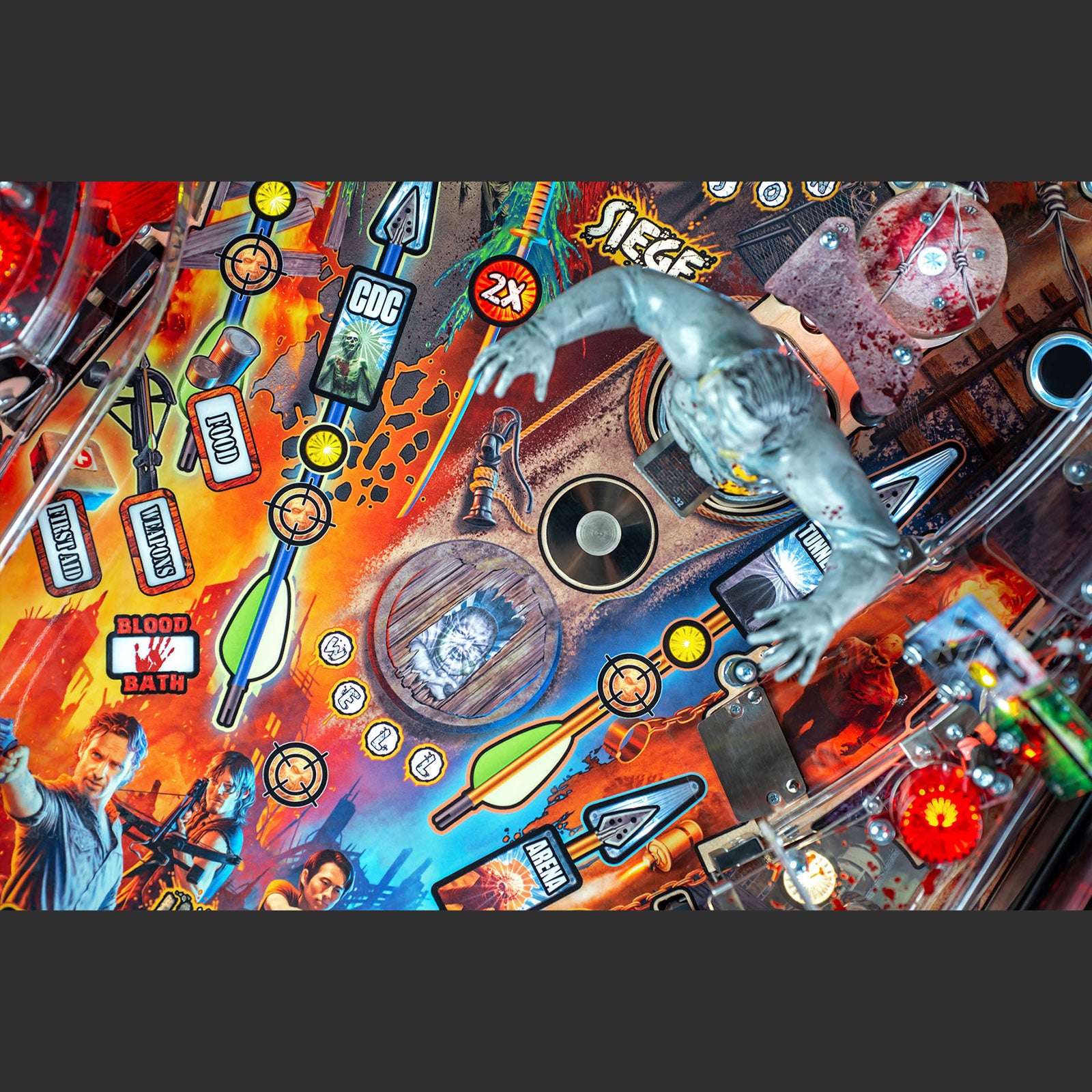 Nitro Pinball Sales The Walking Dead REMASTERED Premium Stern Pinball Machine