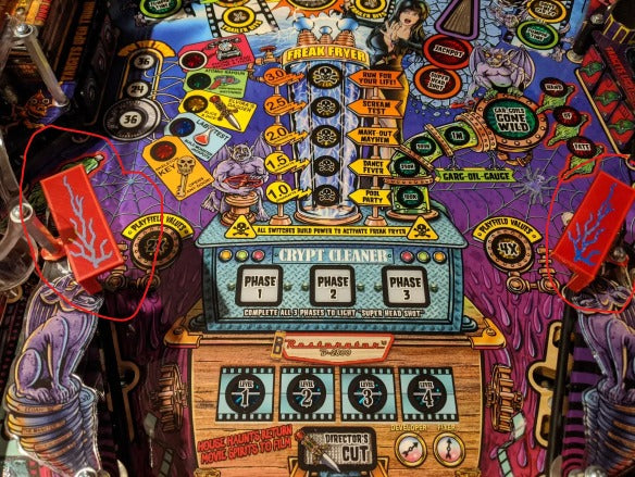 Elvira's House of Horrors Pinball Spotlight Covers