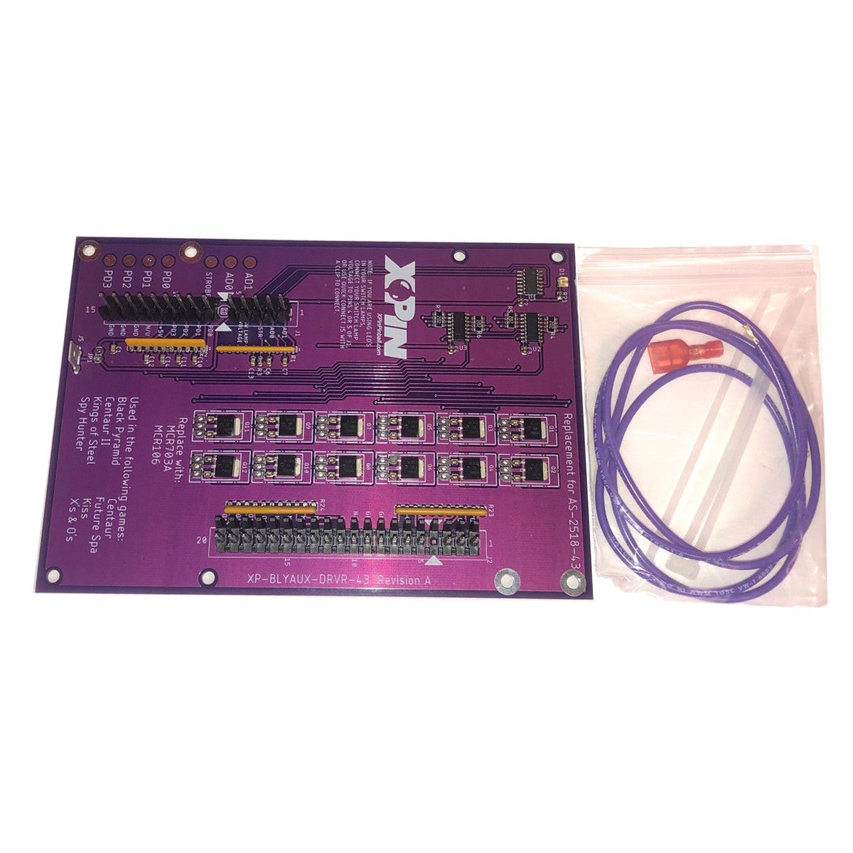 XP-BLYAUX-DRVR-43 / CLASSIC BALLY AUXILIARY LAMP DRIVER BOARD -43