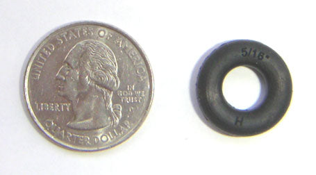 5/16" Black Bumper Post Ring