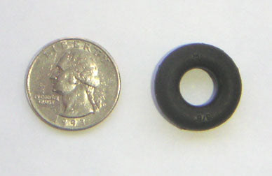 3/8" Black Bumper Post Rings