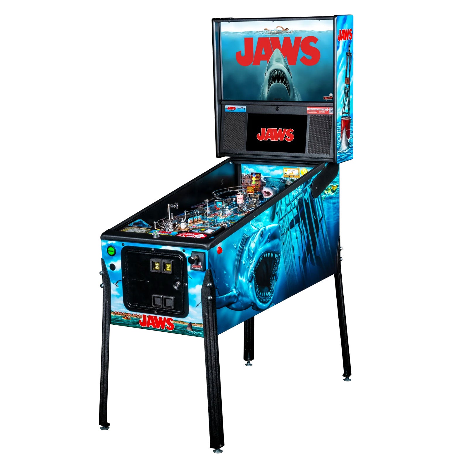 Nitro Pinball Sales USA Stern Pinball Machine Jaws Pro