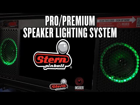 Nitro Pinball USA Sales  - Accessories - Pro / Premium Speaker Lighting System for STERN Pinball Machines